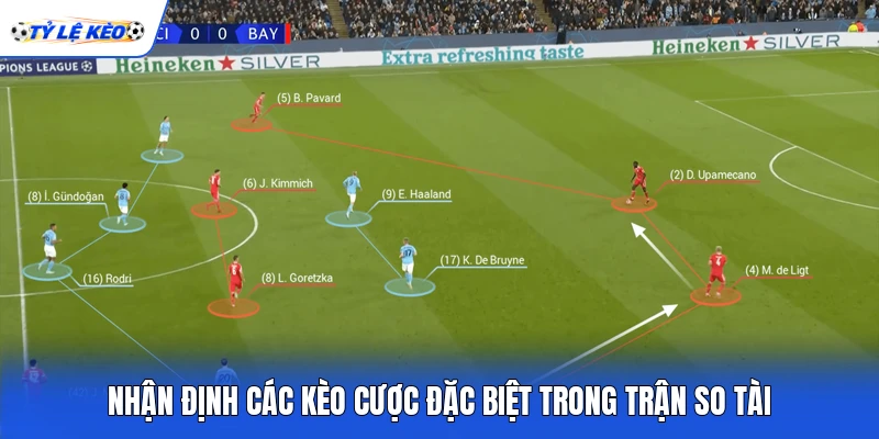 Nhận định các kèo cược đặc biệt trong trận so tài
